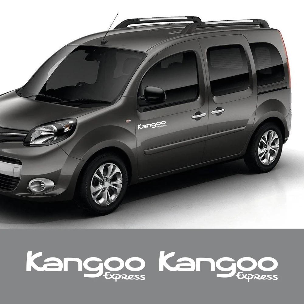 2PCS Car Door Stickers For Renault Kangoo 1 2 3 4x4 MK1 MK2 MK3