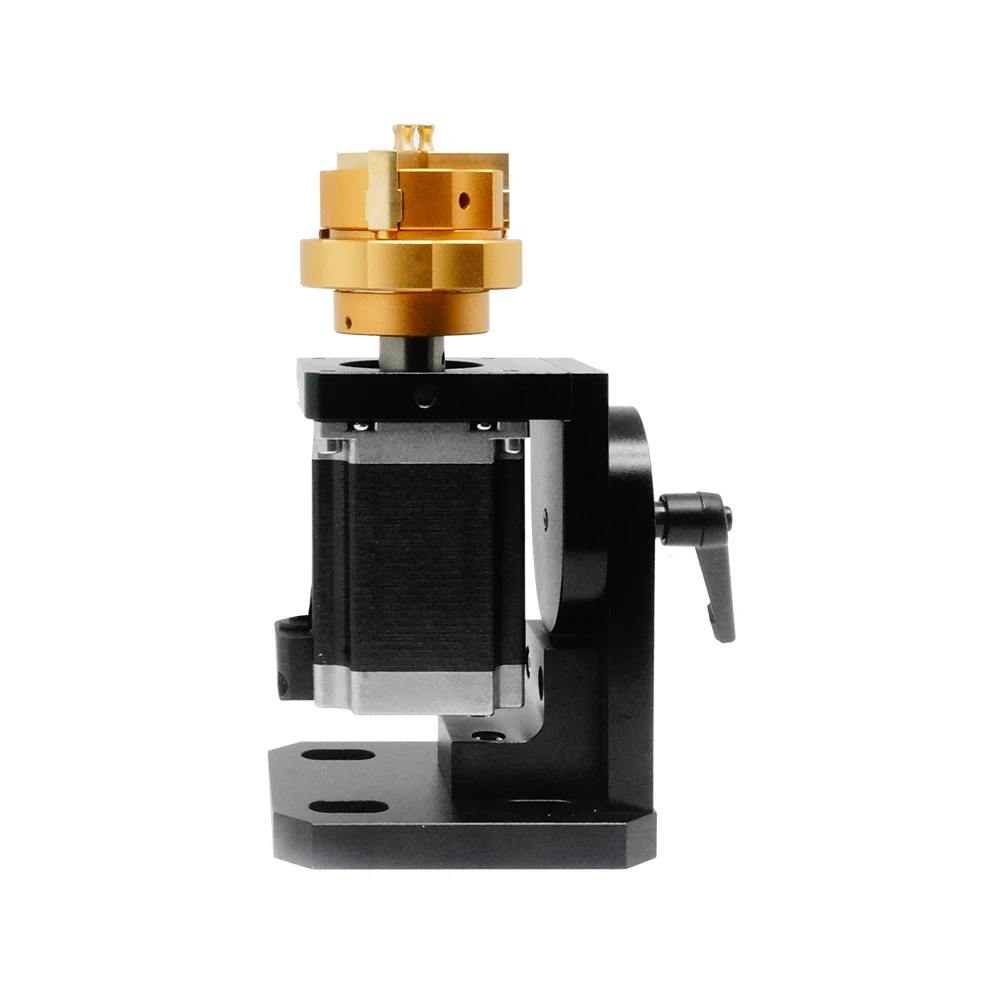 CNC Ring Jewelry Rotary Axis With Copper Clamp Jig For Fiber Laser Engraving Marking Carving Machine Use