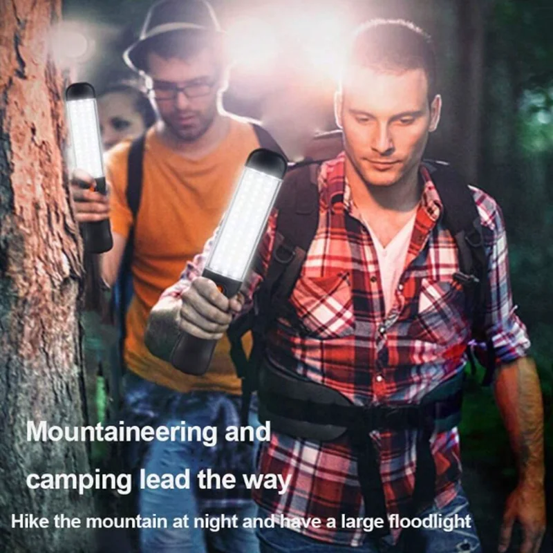 Description Picture 2 of item1PC LED Work Light Camping Lantern 3 Mode Floodlight USB Rechargeable Work Lamp with Magnet Hook Waterproof Repair Light LT018