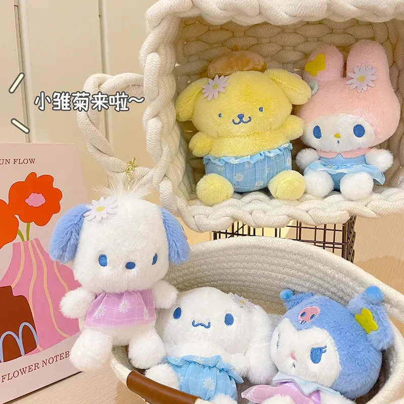 

Sanrio My Melody Kuromi Cinnamoroll Plush Doll Keychain Schoolbag Pendant Celebrity Anime Kawaii Cute Student Kid Gifts