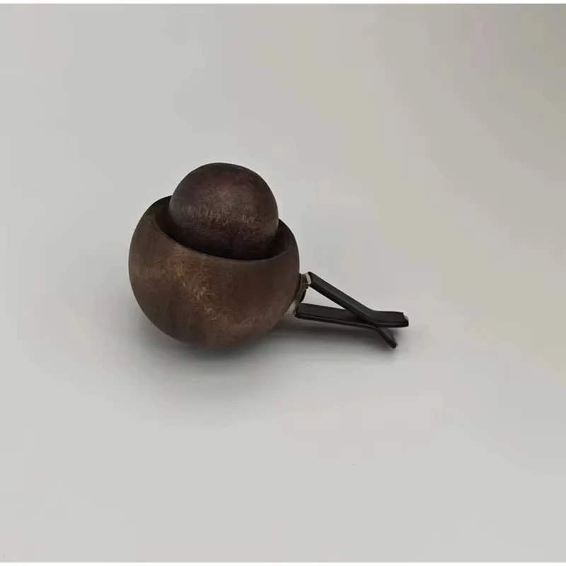 Spherical Wooden Essential Oil Diffuser for Home and Car – Natural Fragrance Dispenser and Elegant Decor Piece