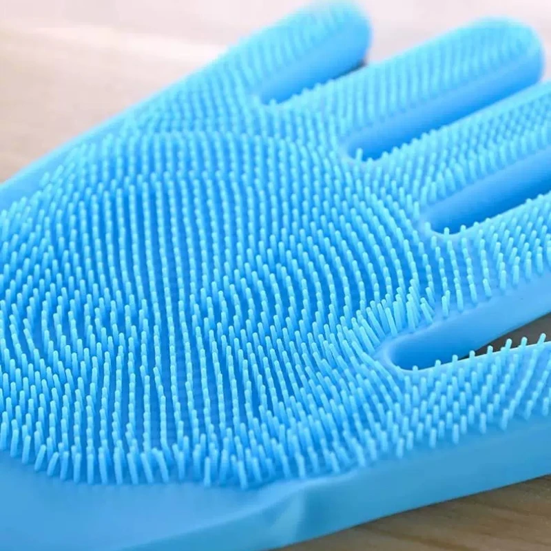 Enhanced Silicone Pet Grooming and Bathing Glove