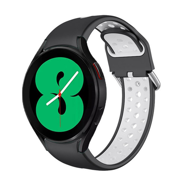Gaps silicone Strap For Samsung Galaxy Watch 4 44mm 40mm Curved end correa Bracelet Galaxy Watch4 Classic 46mm 42mm Band