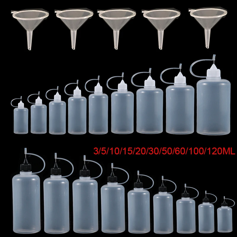 Needle Tip Glue Applicator Bottle funnel kit for Paper Quilling DIY Scrapbooking Paper Craft Tool glue applicator bottle
