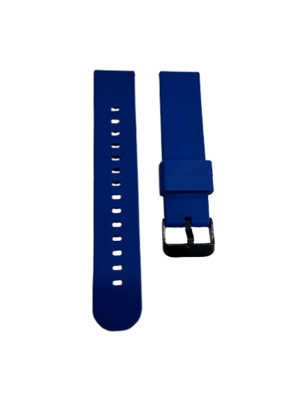 Universal Quick Release Silicone Watch Strap - Soft Rubber Wristband, 20mm & 22mm