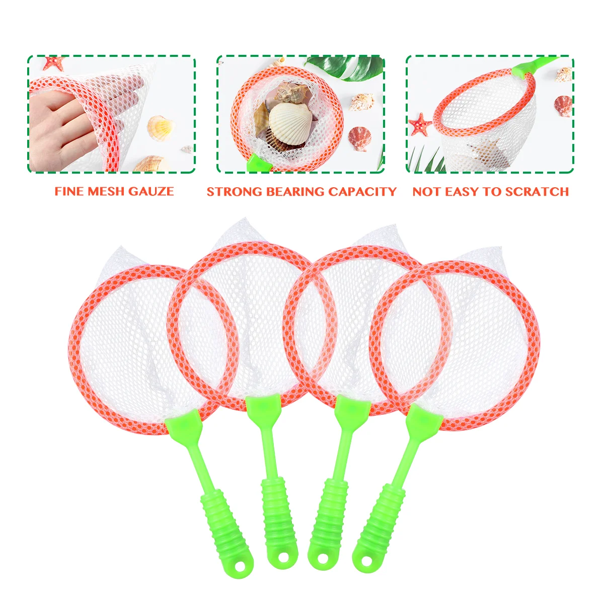 LIOOBO 4pcs Children's Plastic Large Fishing Nets Kids Bug Catcher Nets  Insect Collecting Net Bath Toy Adventure Tool - AliExpress