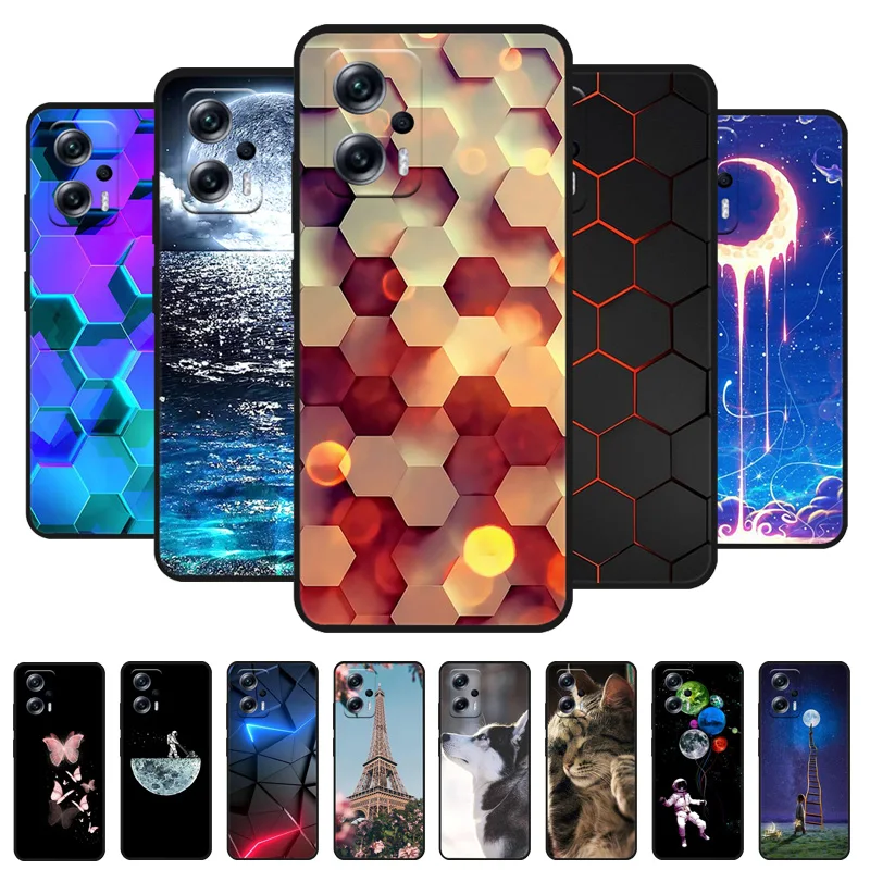 

For Xiaomi Poco X4 GT 5G Case Soft Silicone Wolf Lion Protective Cover For Xiaomi Poco X4 GT 2022 TPU Bumpers PocoX4 GT 6.6''