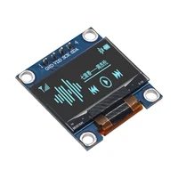 0.96 Inch OLED Display Module SSD1306 I2C IIC SPI Serial 128X64 LCD 4 Pin YellowBlue WhiteBlue for Arduino(Pin Headers Soldered) 2