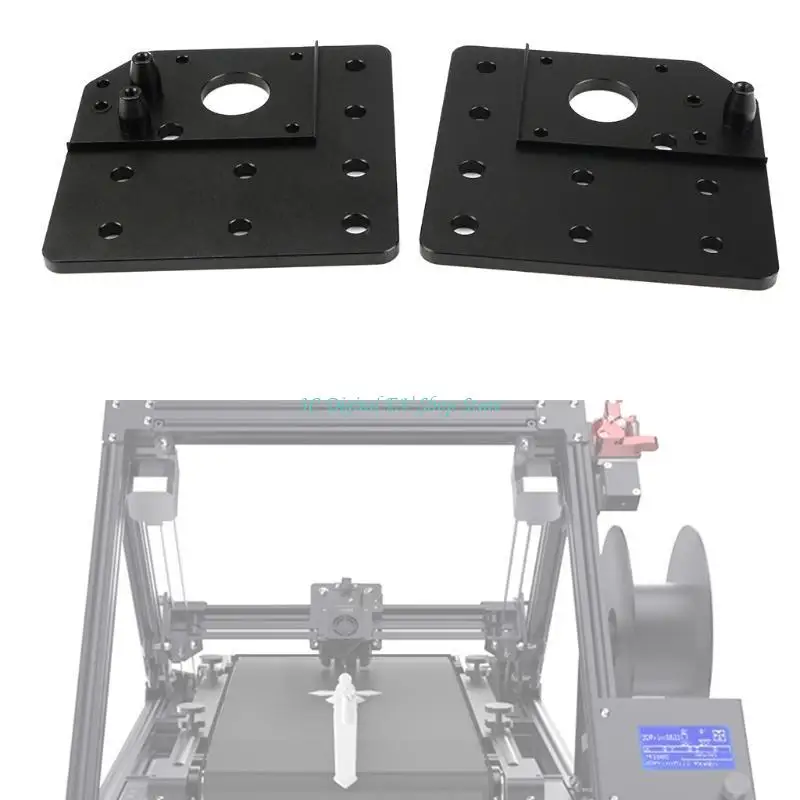 E74D 1 Set BLV MGN Cube 3D-Drucker Zwei-Achsen-Montagehalterungs-Kit Ganzmetall-Zwei-Achsen-Upgrade-Kit-Set – Detail 8