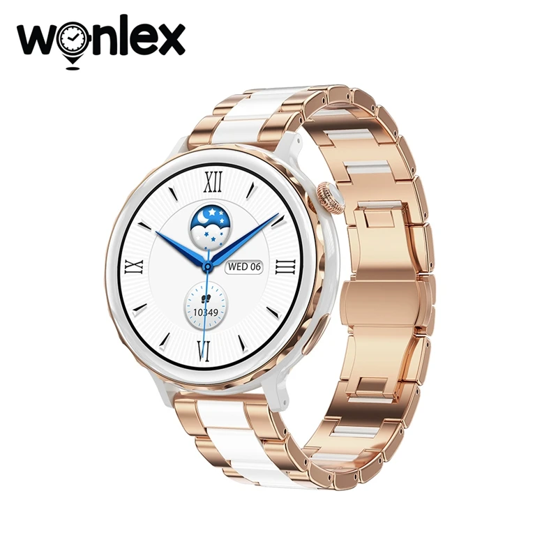 

Смарт-часы Wonlex DW21 женские, модный фитнес-браслет, элегантный браслет с пульсометром, датчиком кровяного давления, напоминание о малоподвижности