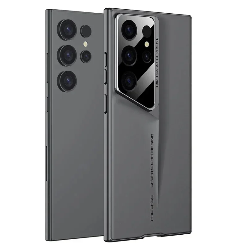 Matte Ultra-Thin Blade Shockproof Phone Case with Lens Protection