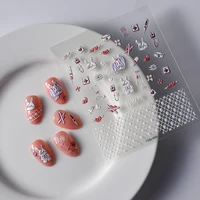 Rabbit Doctor Japan 5D Nail Stickers Nail Stickers Designer Nail Wraps 2
