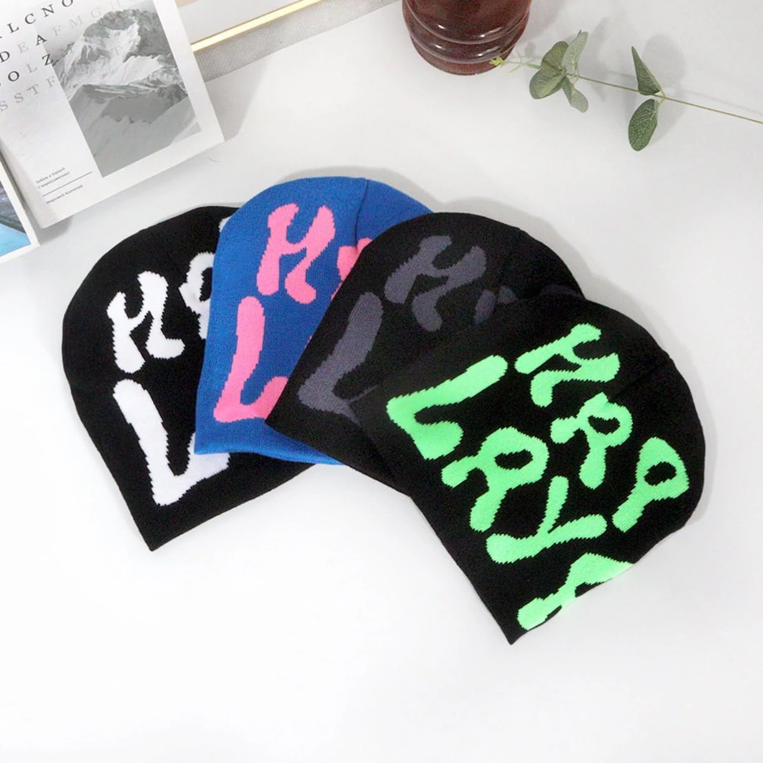 Cozy and stylish Y2K beanie sets with spider design for ultimate comfort and softness. Upgrade your wardrobe with warm knitted o