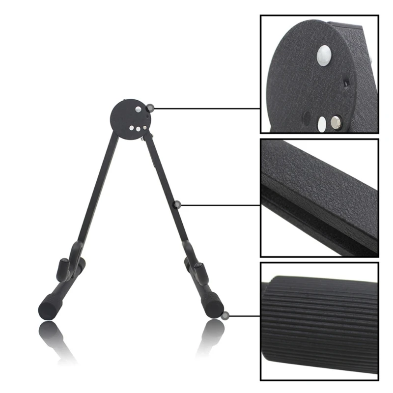 Adjustable Folding Cello Support Stand Stringed Instrument Holder for Electric Bass Electric Guitar Easy to Carry