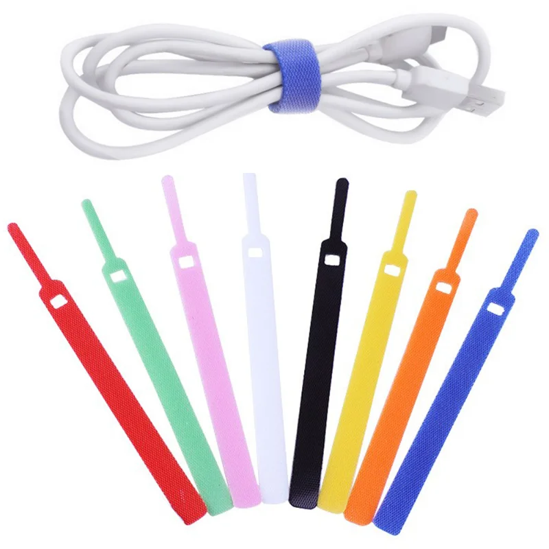 

30pcs/set Multifunctional Reusable Nylon Cable Strap Ties Fastening Cable Cords Organizer Data Wire Earphone Line Bundle Ties