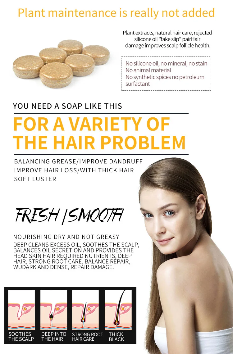 Ginger Hair Regrowth Shampoo Bar Handmade Hair Growth Shampoo Soap