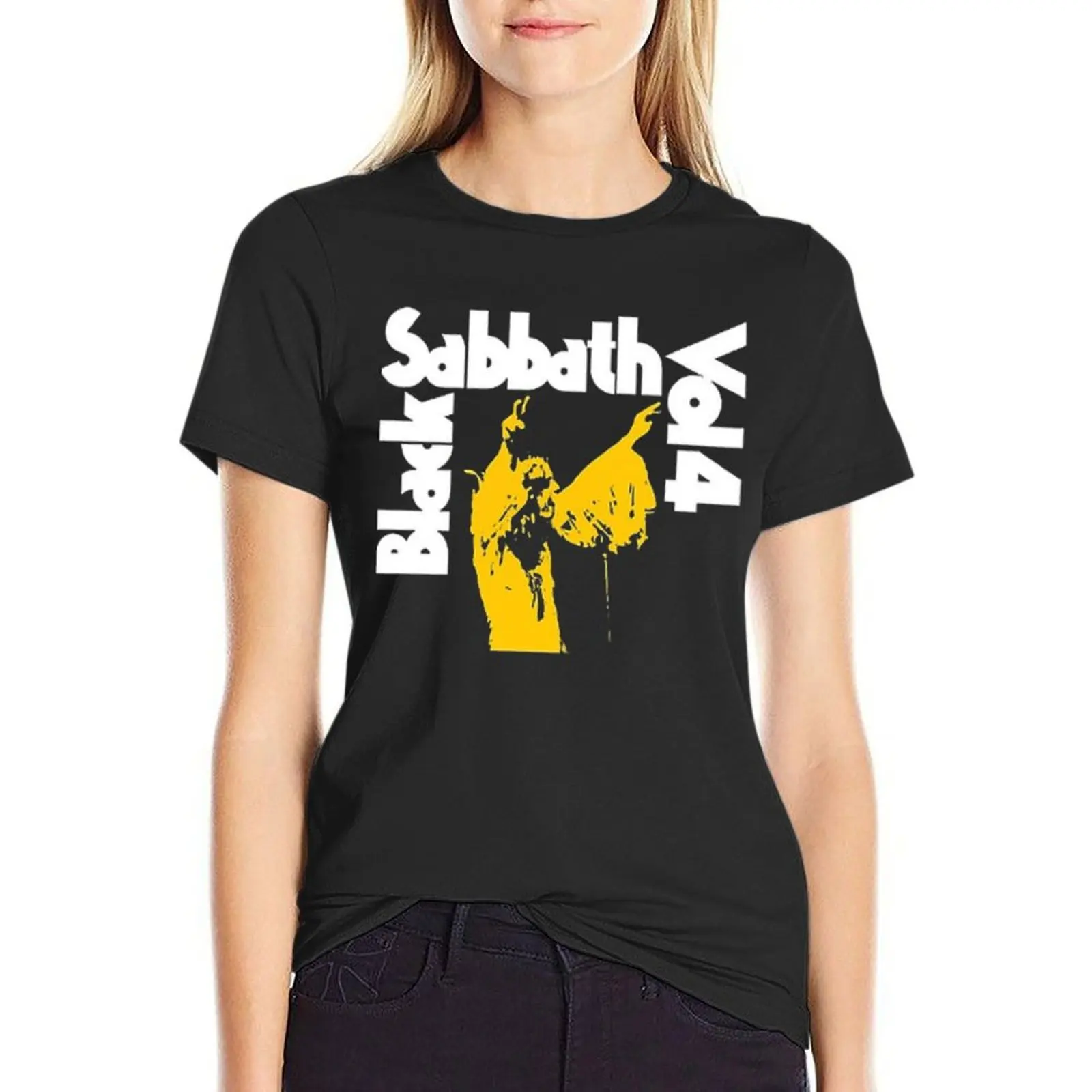 

vol 4 black logo Premium T-shirt oversized aesthetic clothes Female clothing Women's clothing
