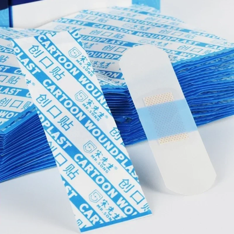 120pcs/lot Transparent Band Aid Waterproof Wound Strips Dressing Plaster Curved Patches Adhesive Bandages for Children Adults 5
