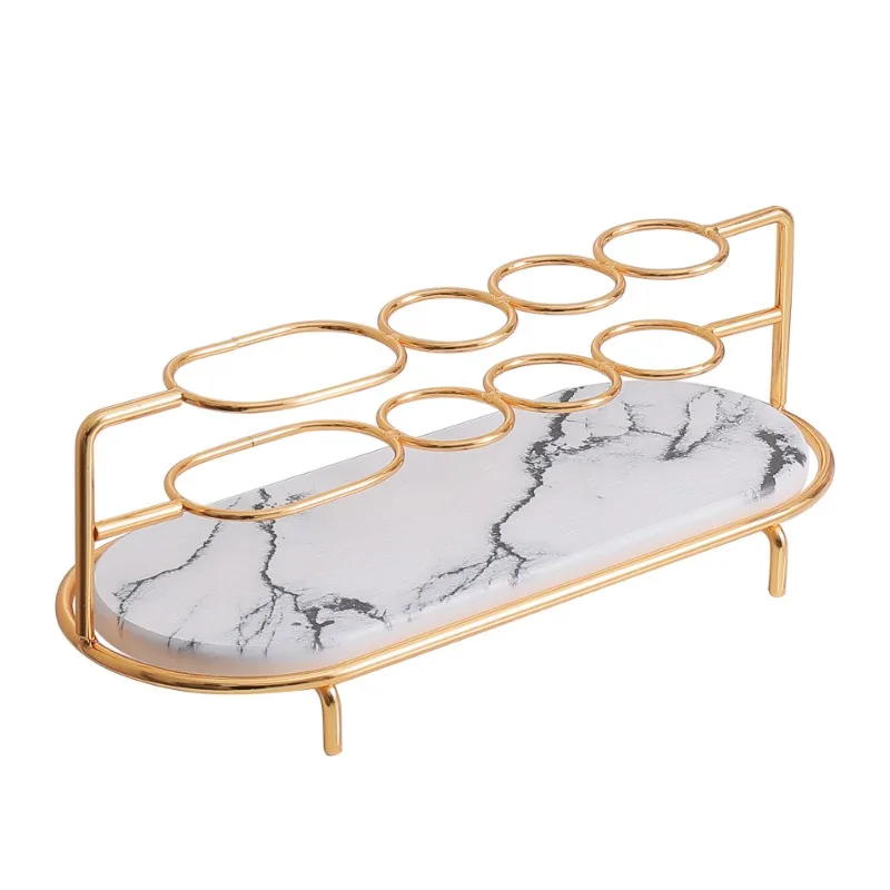 Stone Bathroom Organizer Shelf Diatomite Cosmetic Storage Electric Toothbrush Holder Corner Countertop Vanity Desktop