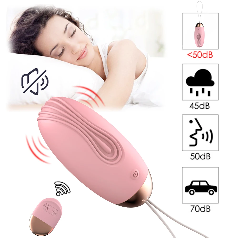 Giocattoli sessuali per donna Telecomando senza fili 10 velocità Uova vibranti Stimolatore del clitoride l Palla da massaggio G-Spot_voghion.com