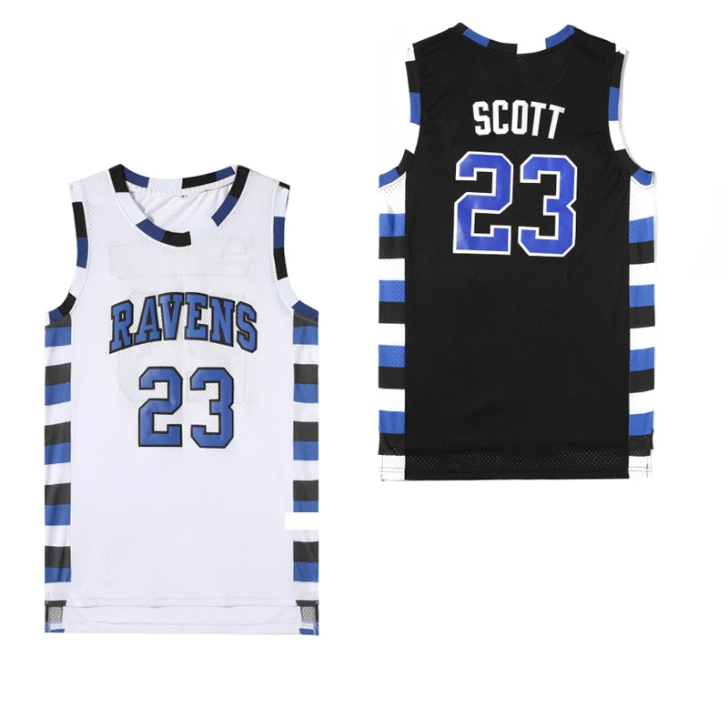Basketball jerseys One Tree Hill 3 23 Scott Ravens