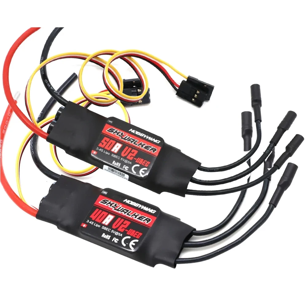 ESC 20A 30A 40A 50A 60A 80A V2 Micro Moteur Brushless pour RC