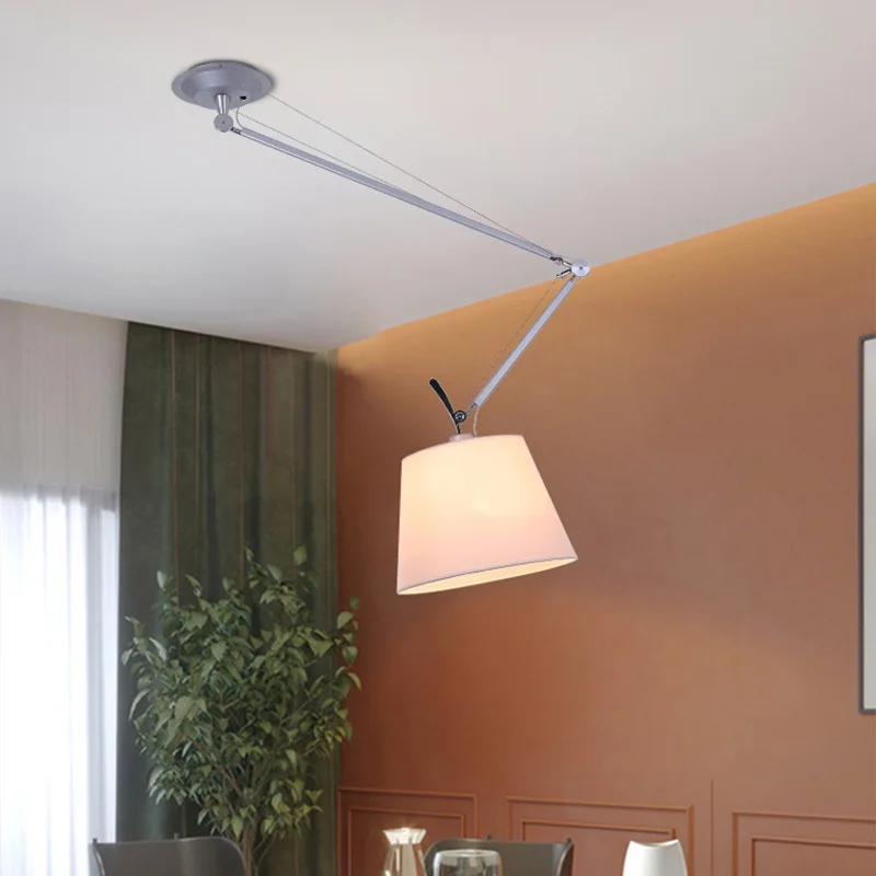 

Italian Designer Rocker Lamps Modern Creative Living Room Bedroom Ceiling Decor Lighting Pole Angle Adjustable Pendant Lights