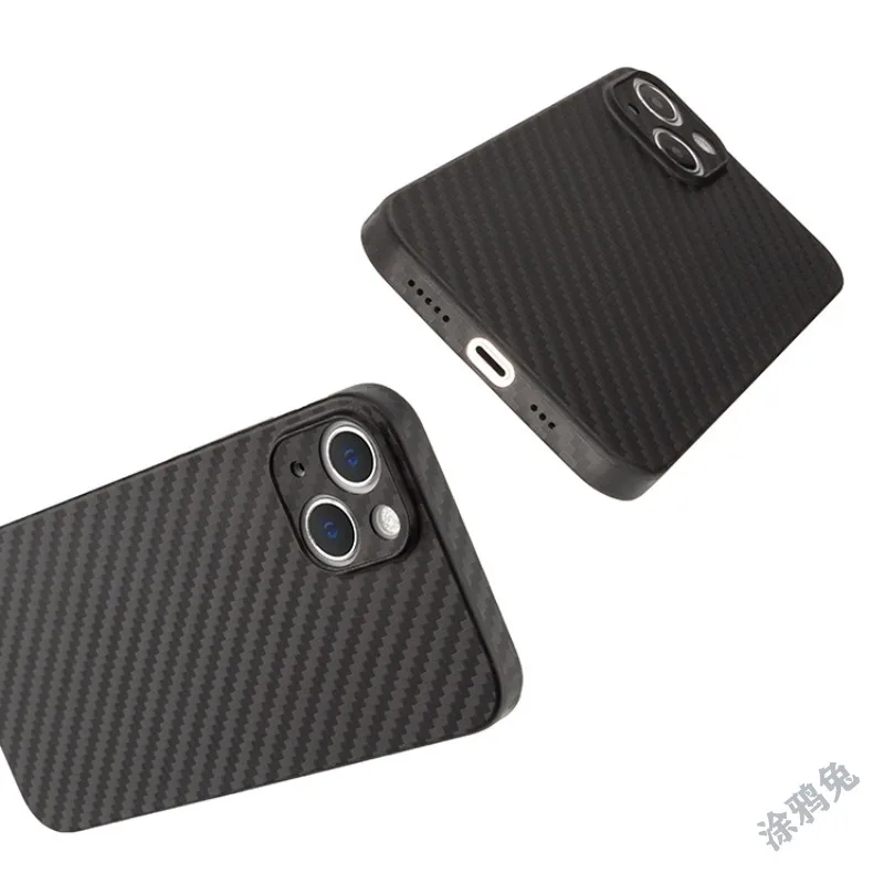 Prezzo Di Fabbrica All'Ingrosso Custodia Sottile Per Telefono Con Struttura In Fibra Di Carbonio Per Iphone 15 14 13 12 11X8 7 Plus Pro Max