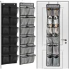 Hanging shoe rack organizer Over the Door Shoe Organizer 12/14 Large Breathable Mesh Pockets slippers organizer shoe storage 1