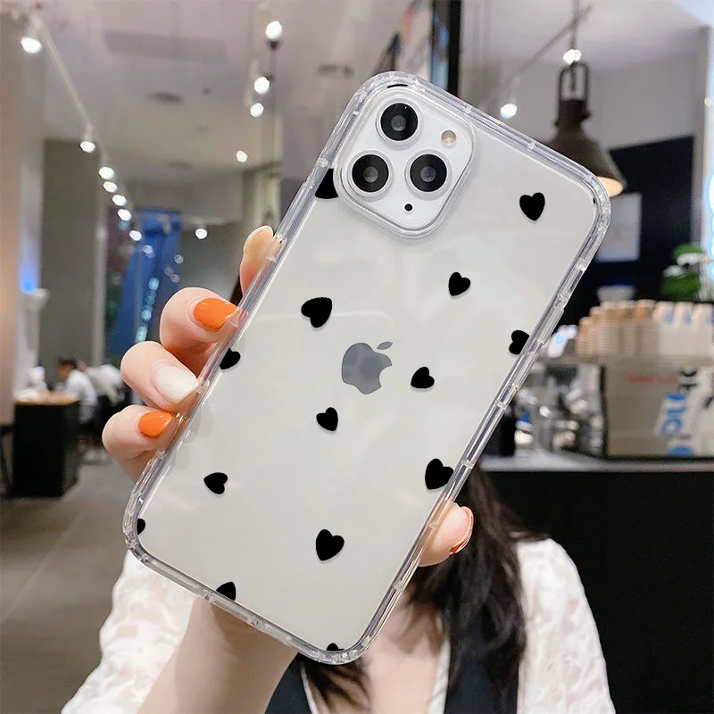 thumbnail image 1 of Funda de teléfono de flores para iPhone, 11, 14 Pro Max, 13, 12, XR, 7, 8 Plus, X, XS, SE 2020, 13 Mini, 14 Pro Max, 13Pro Max, fundas transparentes de silicona, 1 of 5