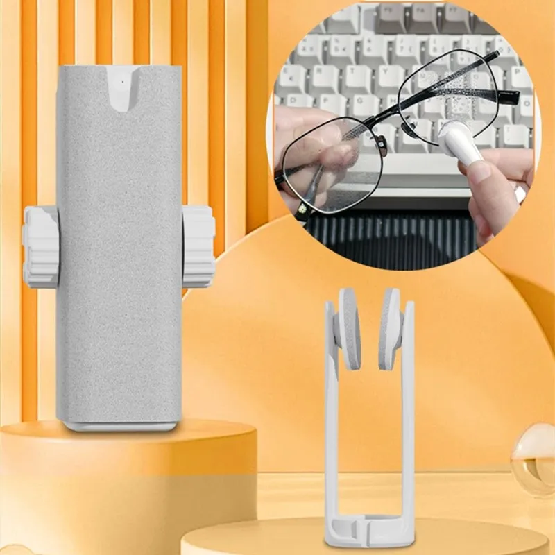 Eyeglass Cleaner Glass cloth Portable MINI spray bottle Mobile screen cleaning cloth 5 in 1 Eyewear accessories eyeglass cleaning cloth glasses cleaning wipes