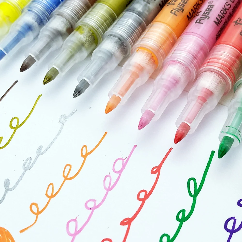 Nail Art Drawing Pen 12/18/24Colors Graffiti Acrylic Pen Waterproof Painting Liner DIY 3D Abstract Colorful Beauty Manicure Tool 4