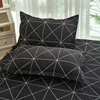 Solstice Bedding Black Diamond Plaid Mattress Cover Protector Kid Child Teen Aldult Bed Linen Fitted Bed Sheets Sets Double Bed 3