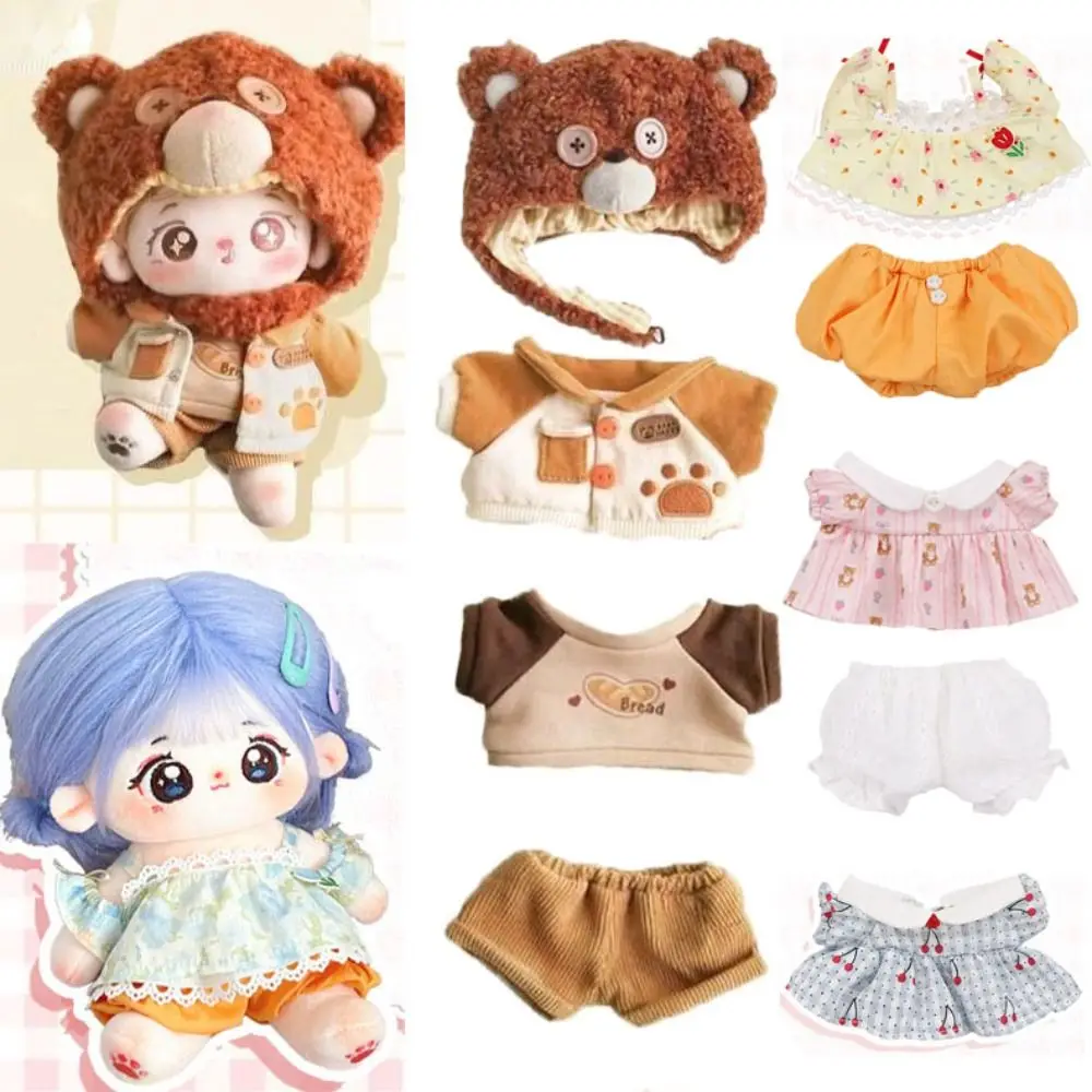 

Fashion 20cm Cotton Doll Jacket Pants Handmade Sport Clothes Outfits T-shirts 1/12 BJD Doll Shirt Pants Suits Kids