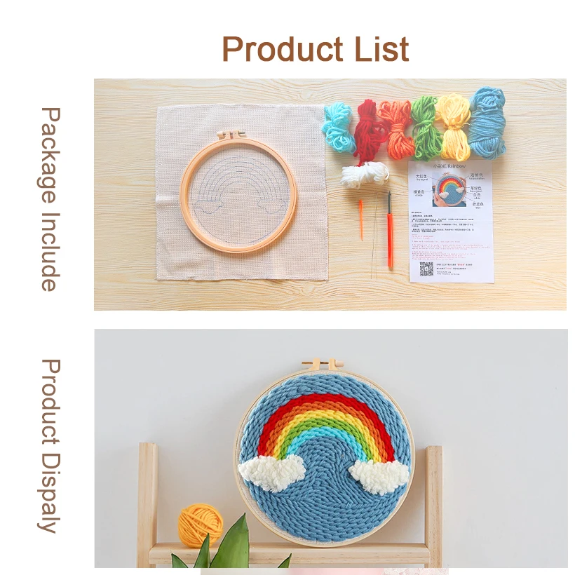 Handmade Punch Needle Embroidery Kit for Kids, Unicorn Poke Kit for Girls,  Fashionable and Funny, Unique Activity for Beginner - AliExpress