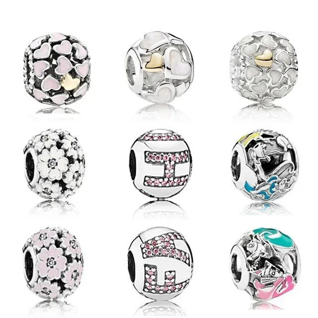 

NEW New Genuine 100% 925 Sterling Silver Modern Trend Charms Bead Fit Original Bracelet DIY Bracelet Factory Wholesale