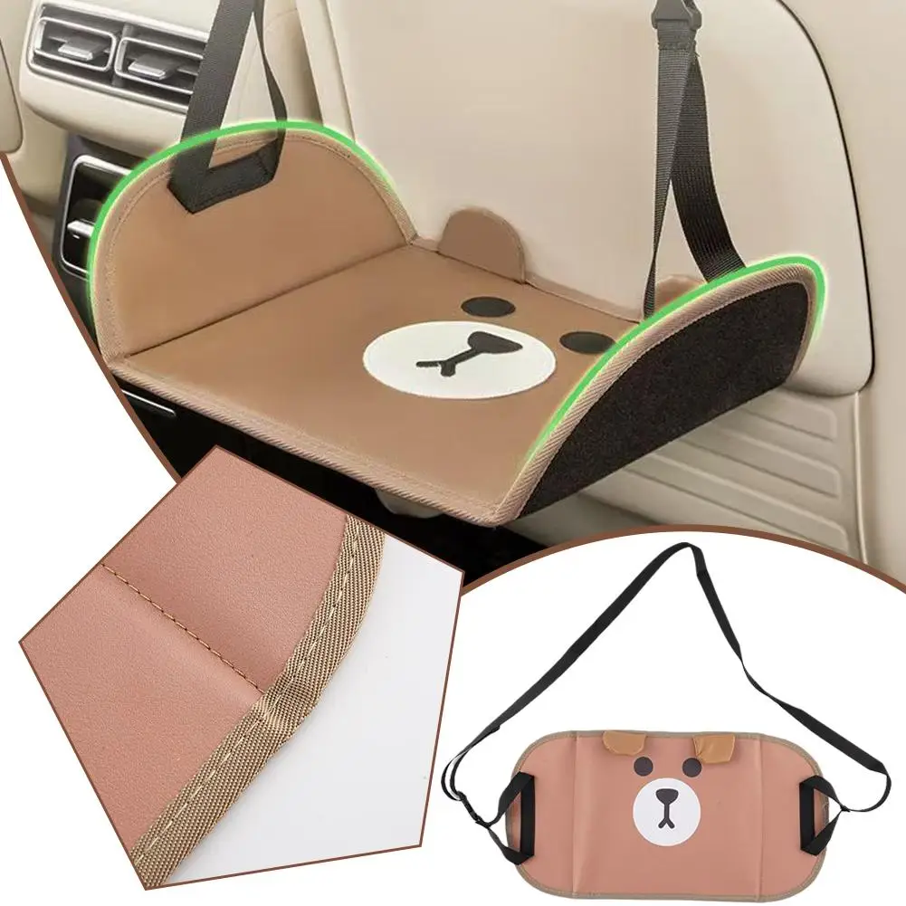 Car Foot Rest Car Travel Foot Rest Pad Portable Foot Hammock Long Flight Essentials Office Footrests Hanging Adjustable Car Interior Supplies