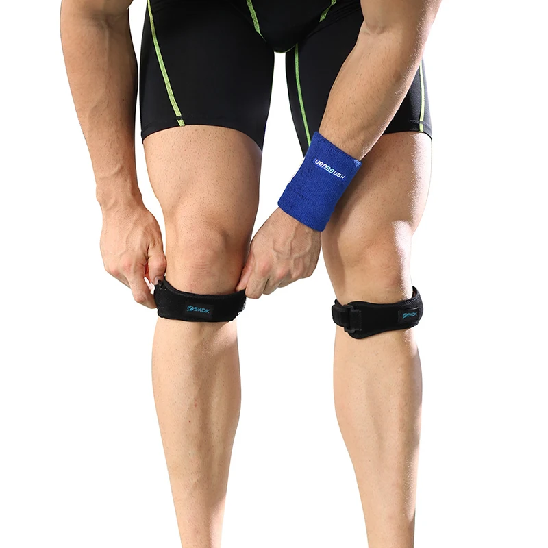 

Patella Belt Breathable Knee Pad Sports Running Knee Pad Elastic Braces Knee Hole Kneepad Safety Pressurized Knee Wrap Sleeve
