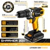 DEKO 20V Cordless Drill 2 Speed Rechargeable Electric Screwdriver Lithium Battery Household Multi-function Power Tools 4