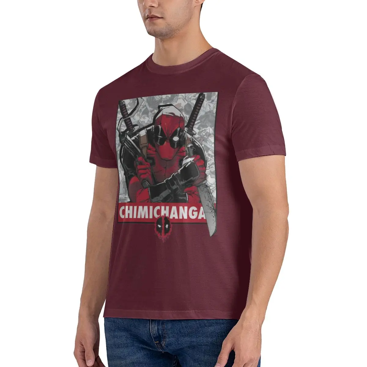 Men's Marvel Deadpool Someone Say Chimichangas T-shirt : Target