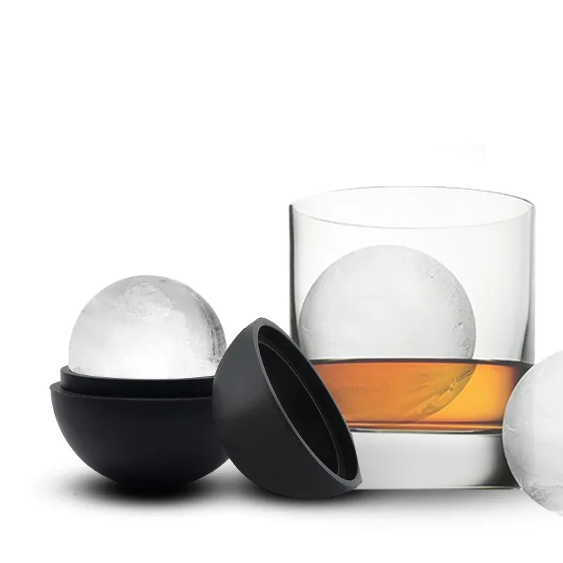 Silicone Round Hockey Whiskey Ice Cube Maker Tray Tools Bar Sphere Mold Party Kitchen Ball Mould ice mold whiskey ice cubes 6cm