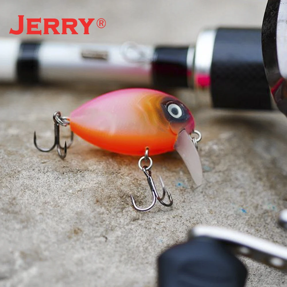 Jerry Peppa Trout Ultralight Spinning Fishing Lures Micro Wobbler