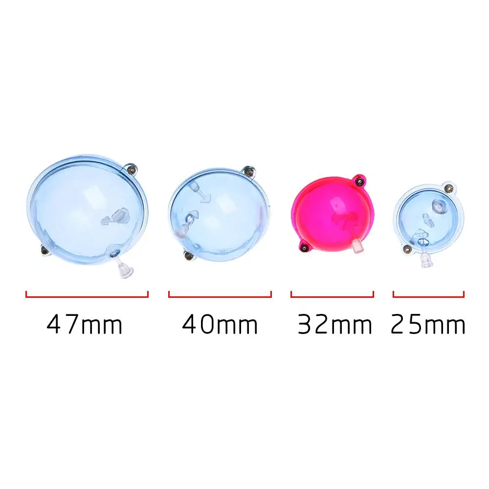 5 Pcs/Set Fishing Float ABS Plastic Balls Water Ball Bubble Floats Tackle Sea Fishing Outdoor Accessories Blue Red 25/32/40/47mm