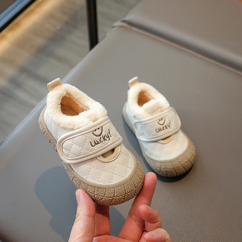 Soft Korean Style Plush Casual Shoes for Kids