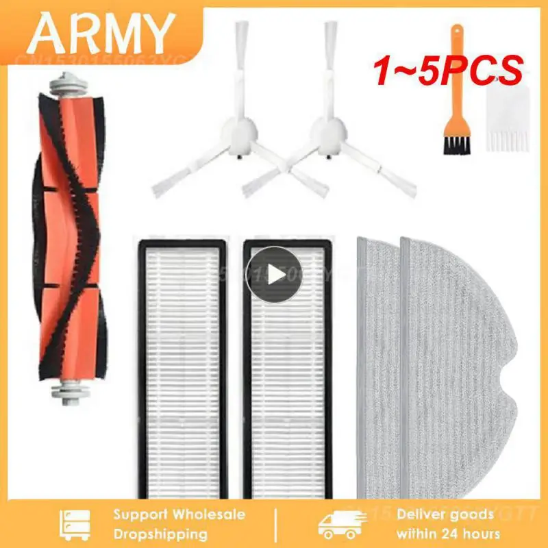 

1~5PCS 2Pack Filter For MI Robot Vacuum Cleaner Roborock S5 Max S50 S6 T7 Vacuum Cleaner Accessories Clean Tool