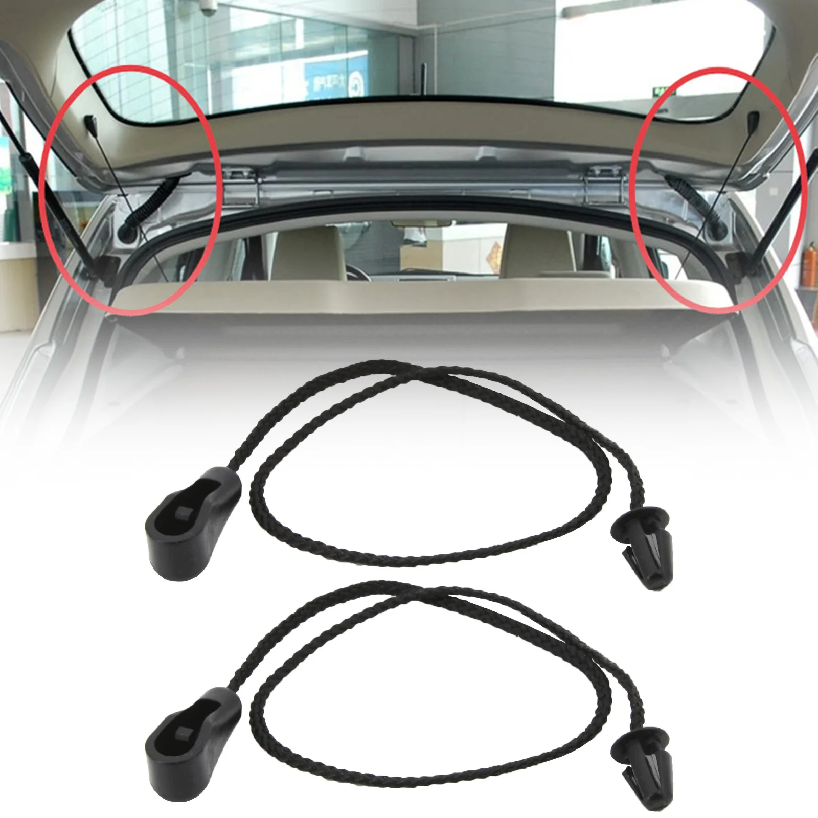 Pair For Ford Focus 2 Hatchback MK2 2004 2011 Rear PARCEL SHELF LOAD 