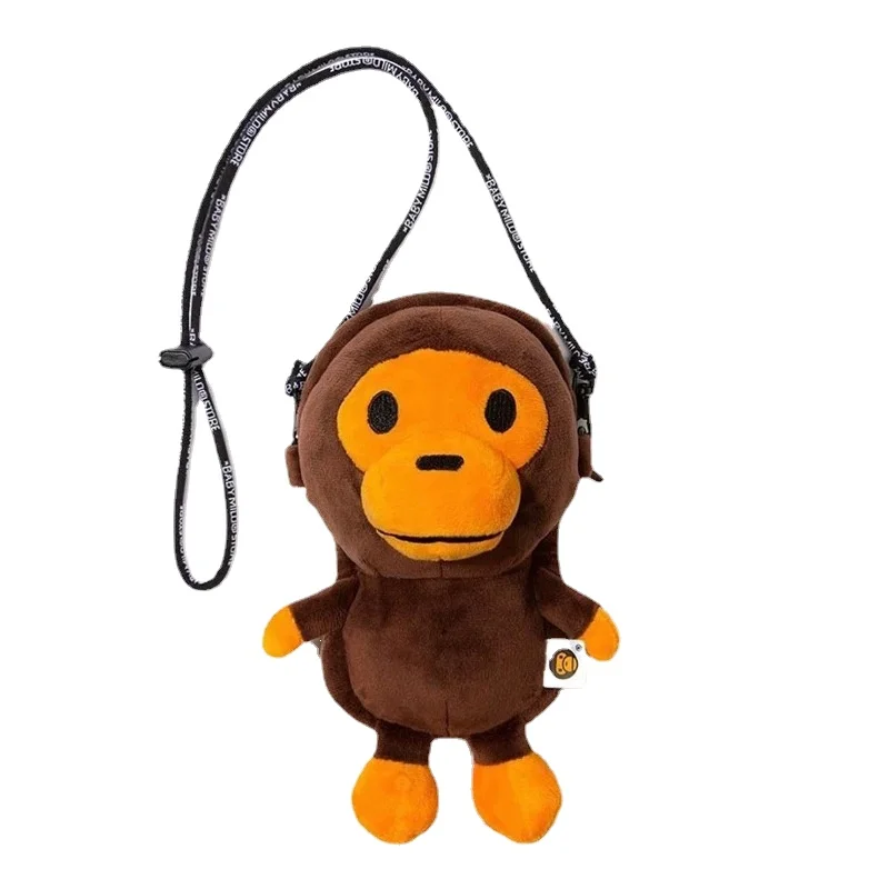 

Plush Cute Monkey Kids Diagonal Bag Phone Mini Shoulder Bag