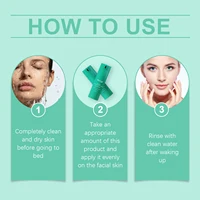 Masque de sommeil hydratant pour le visage crème de nuit hydratante pour peau sèche et sensible Gel de soin éclaircissant pour le visage avec vitamine 30ML 6