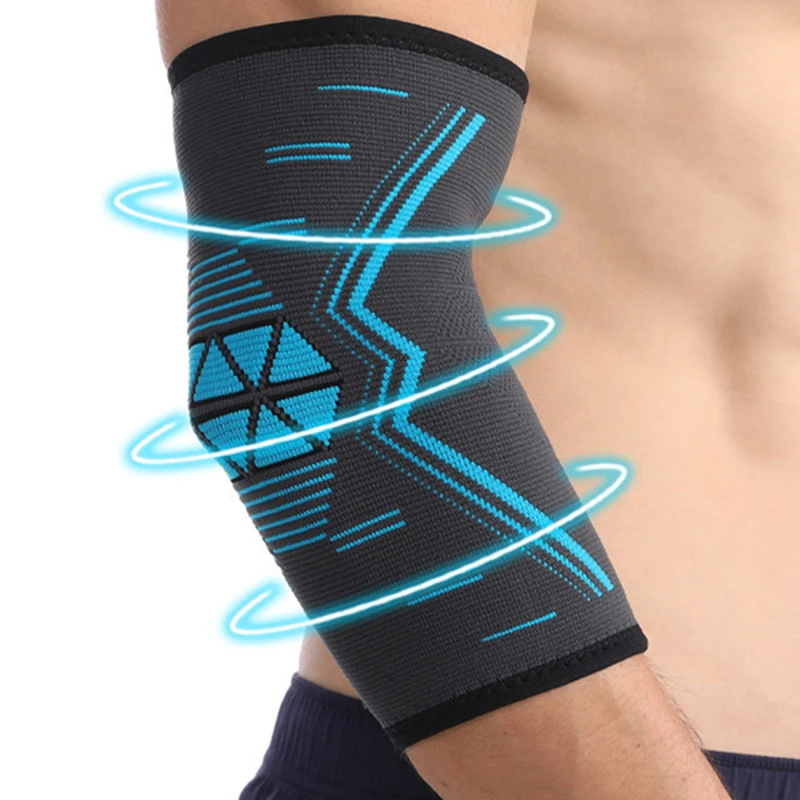1pcs Elbow Brace Compression Support Elbow Sleeve Pad for Tendonitis Tennis Basketball Volleyball Elbow Protector Reduce Pain