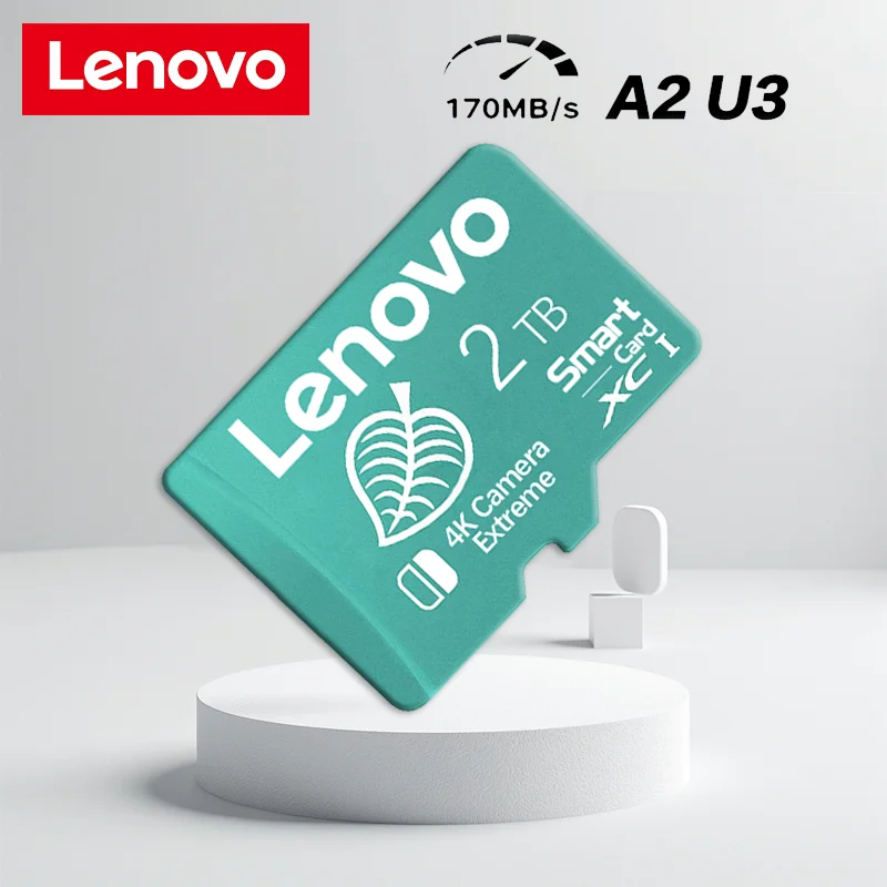 Lenovo SD Card 2TB 256GB 128GB Extreme Cooling Tech for PS5 Pro 8K Game Texture Storage 120Hz Refresh Rate